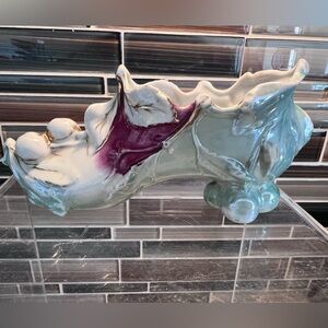 Germany made circa 1900 antique ceramic slipper shoe AS IS